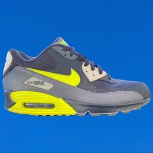 Nike Air Max 90 Essential Volt Black Dark Grey AJ1285-015